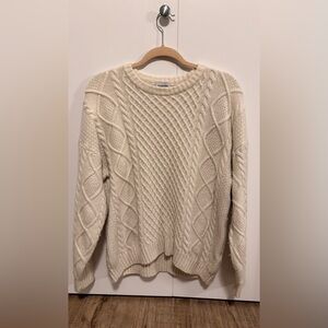 Sunday Best Cable Knit Sweater - Cream